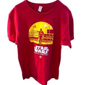 Star Wars X Minnesota Twins Night At Target Field Tee Shirt